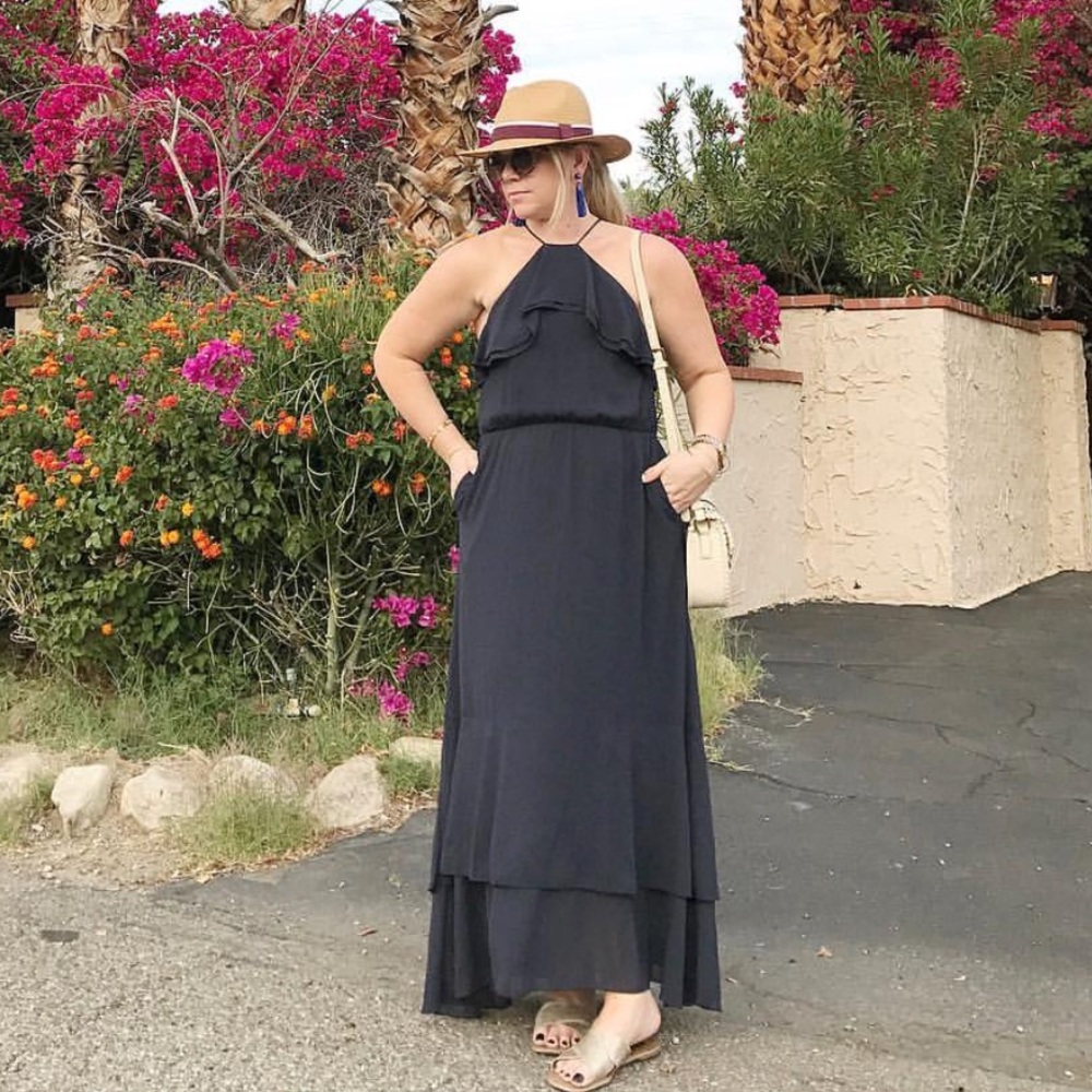 Navy Maxi Dress